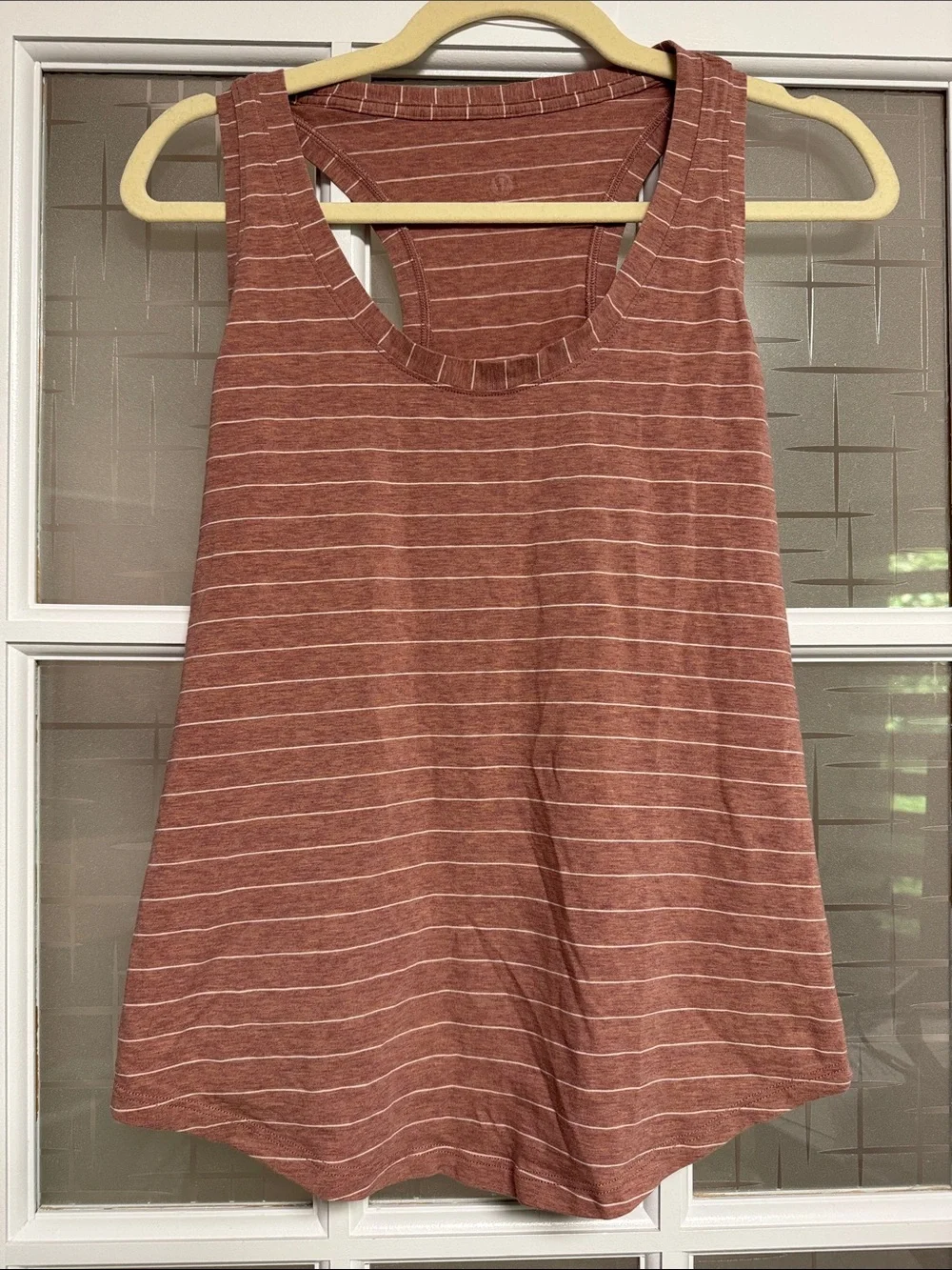 Striped Racerback Tank Top - Brown - Picture 2 of 5